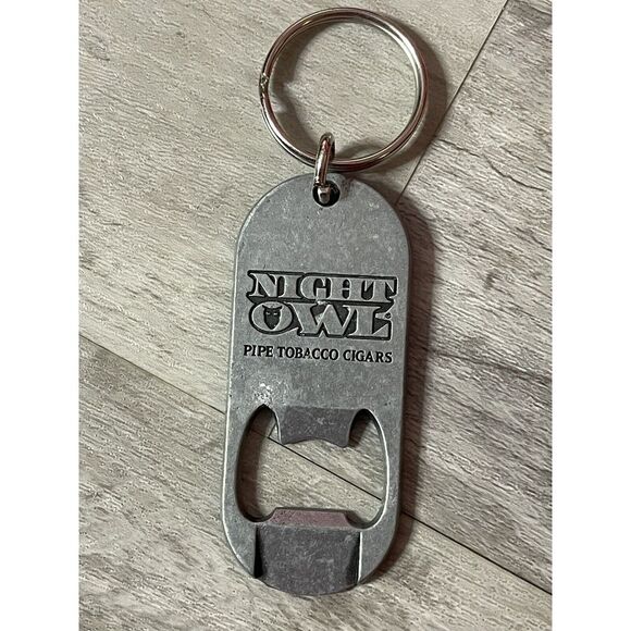 Night Owl "light The Night " Beer Bottle Opener Key Chain -07‎ - Picture 1 of 2